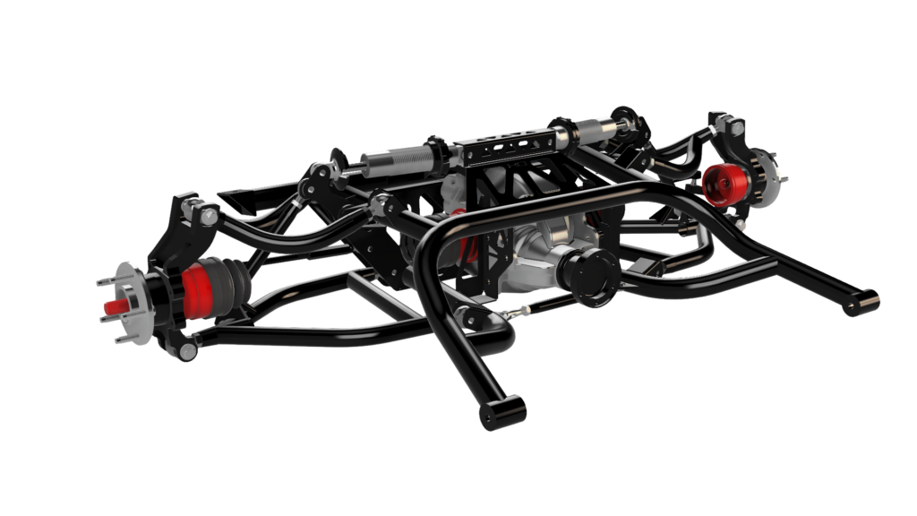 Xdrift V2HO independent rear subframe and suspension assembly