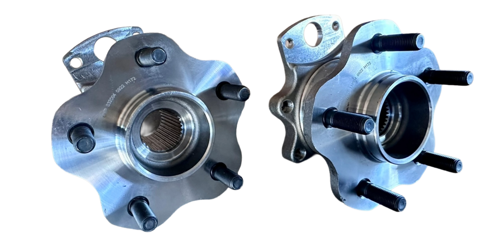 Aftermarket GTR Wheel Bearing Hubs, available for separate supply or as part of R86 and R200-M86 kits